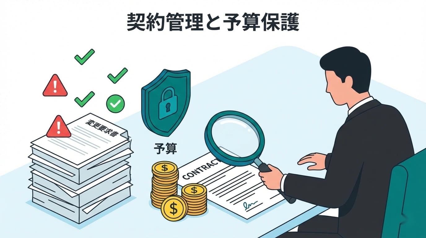 追加費用請求に怯えないために。契約前に握っておくべき「変更管理」のルール