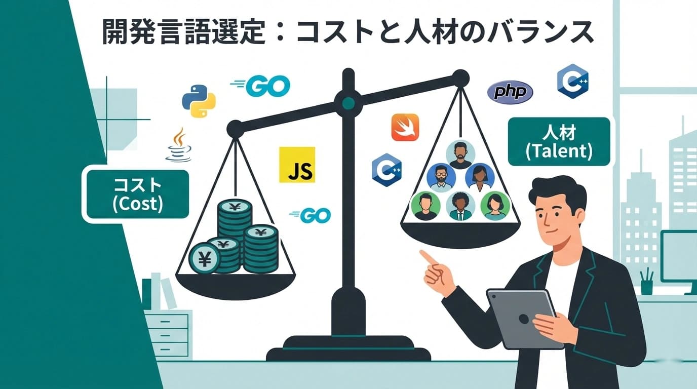 JavaScript・Python・Ruby…使用言語で開発費や採用難易度はどう変わる？