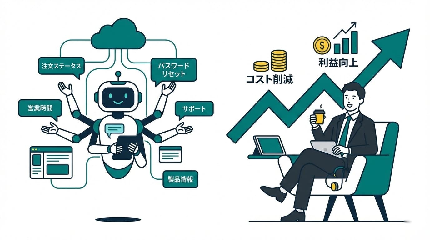 問い合わせ対応をAI化する。チャットボット導入で削減できる人件費シミュレーション