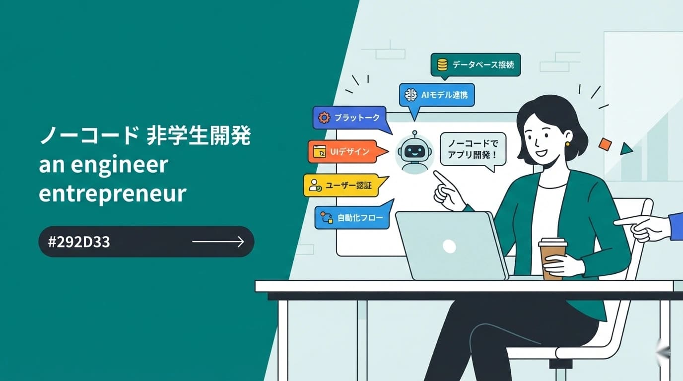 ノーコード × AI = 爆速開発。非エンジニアでも「機能実装」ができる未来