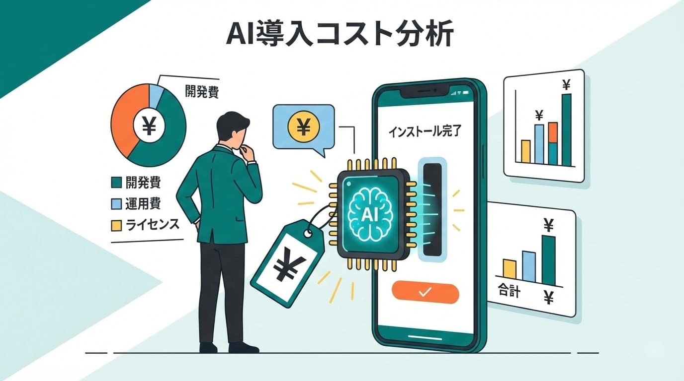 自社サービスにAIを組み込むと開発費はいくら増える？機能別コスト早見表