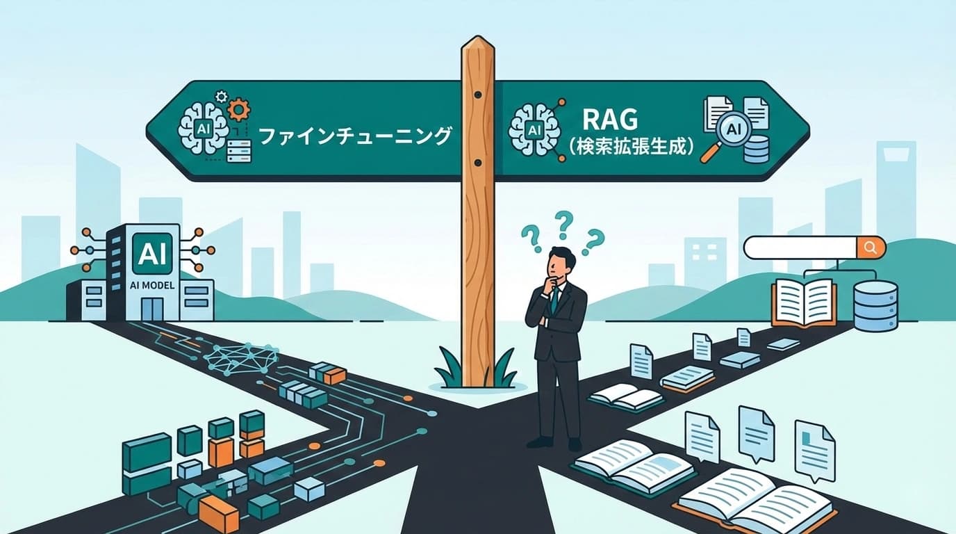 ファインチューニングは本当に必要か？RAGで十分なケースを見極める判断基準