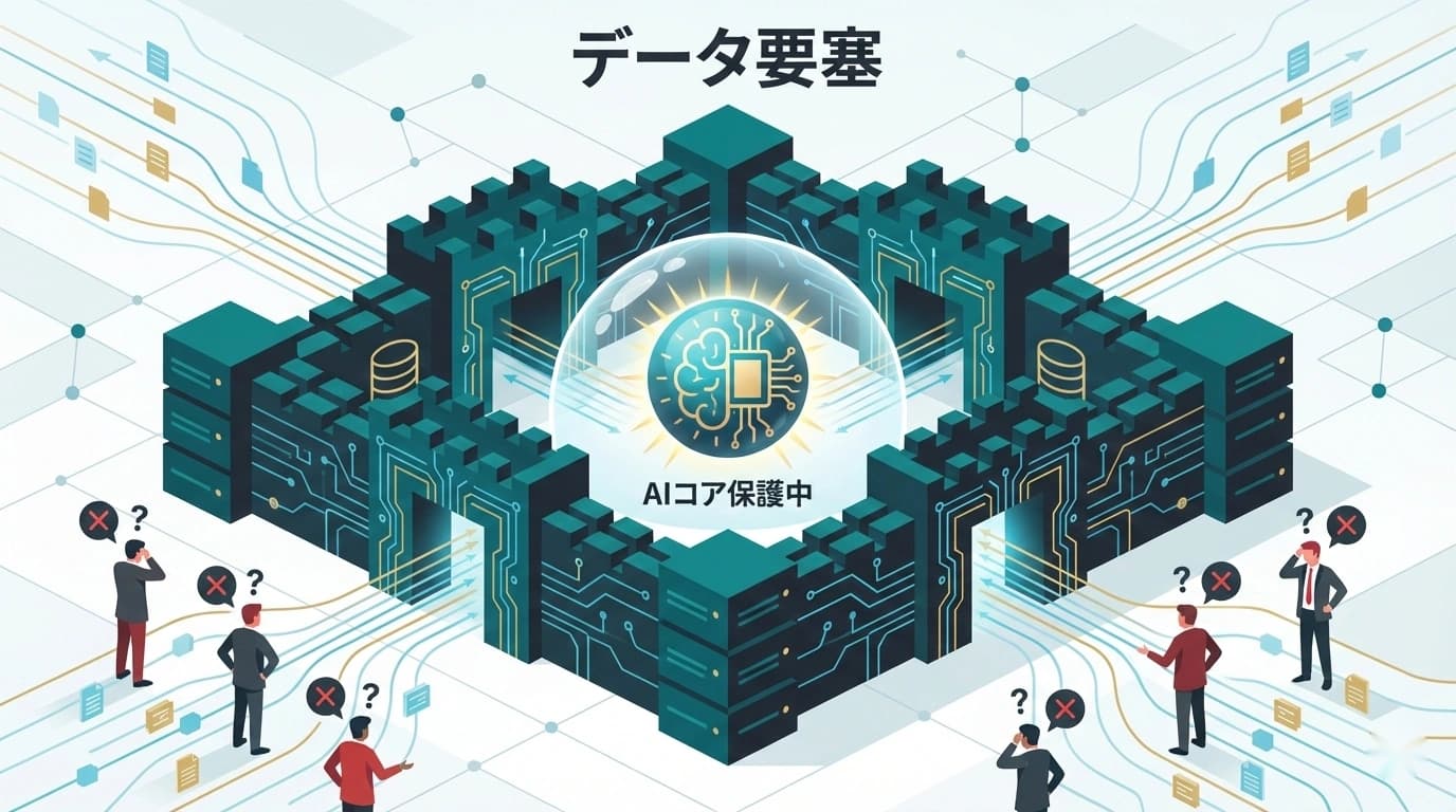 自社データで差別化するAIサービスの作り方。競合に真似されない「データの壁」戦略