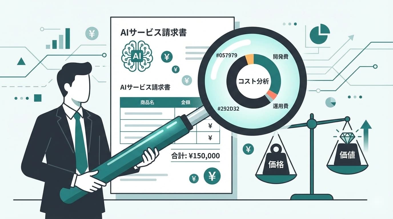 AI開発の見積もりが「高すぎる」と感じたら読む記事。適正価格と費用削減の交渉術