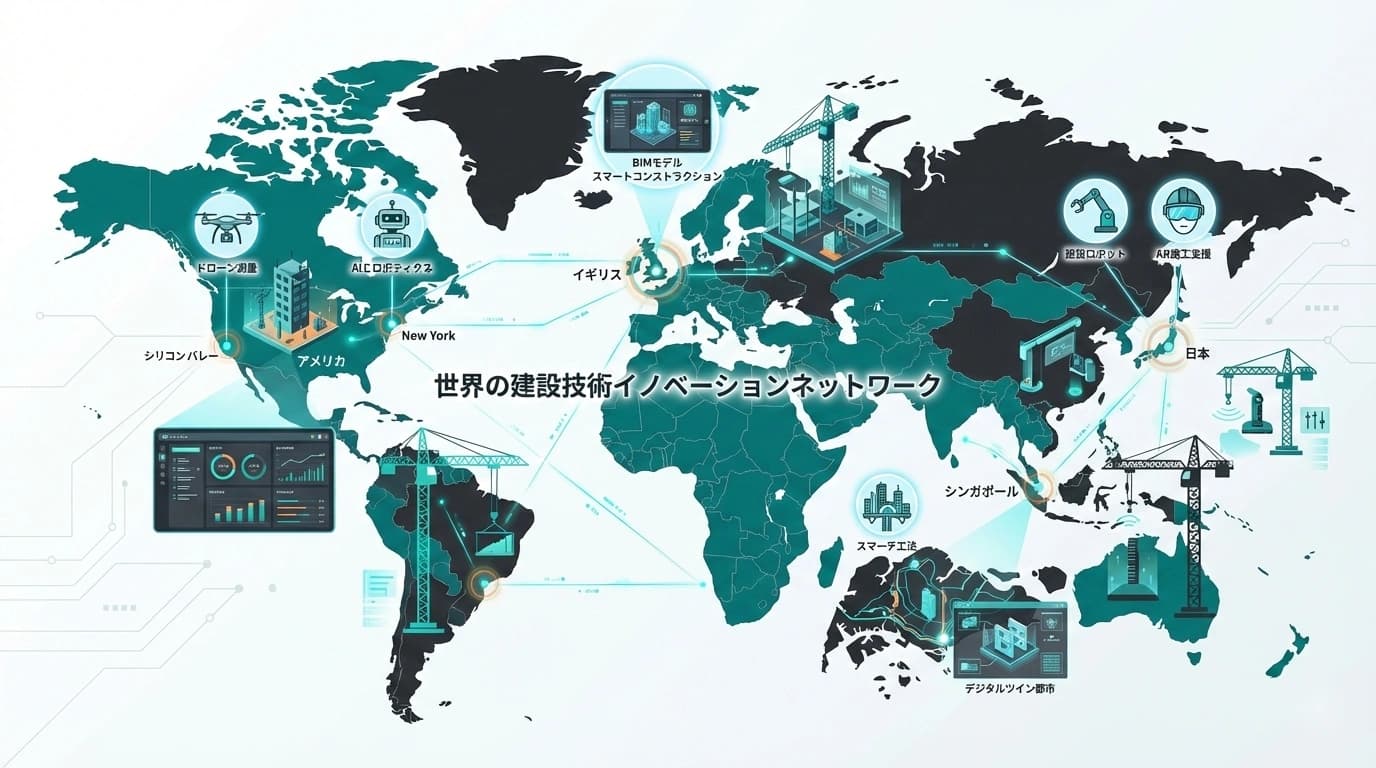 建設テック（ConTech）の現在地。海外の先進事例から見る日本の未来