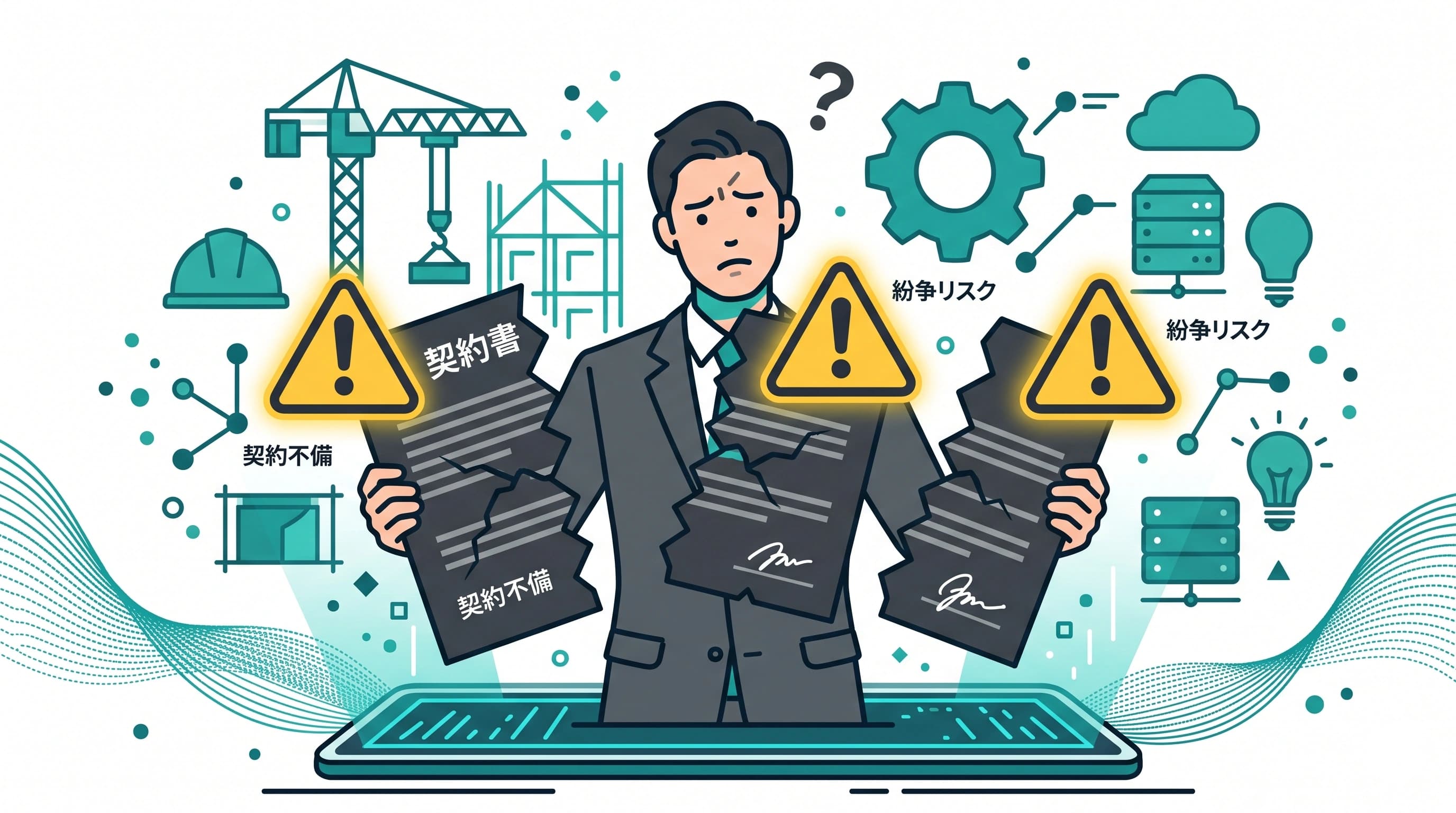 請負契約でシステム開発を依頼して失敗する3つのパターン｜契約前に確認すべきこと
