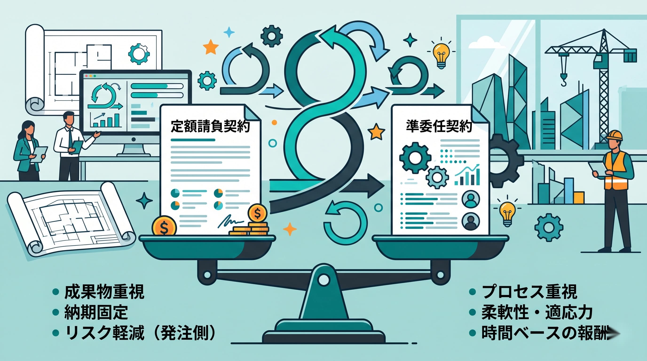 アジャイル開発に適した契約形態は？準委任契約とアジャイルの相性を解説