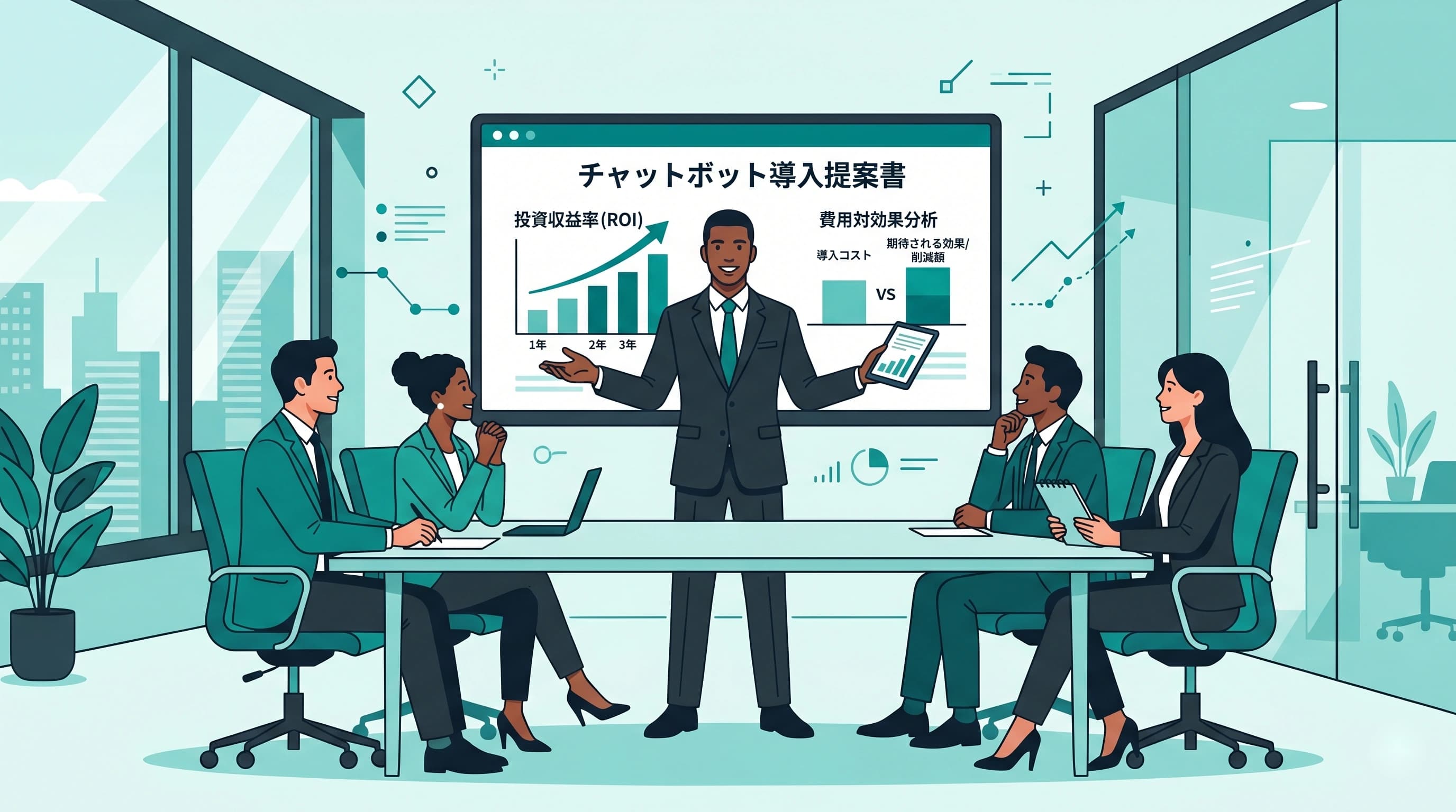 チャットボット導入の稟議書｜上司を説得する費用対効果の見せ方