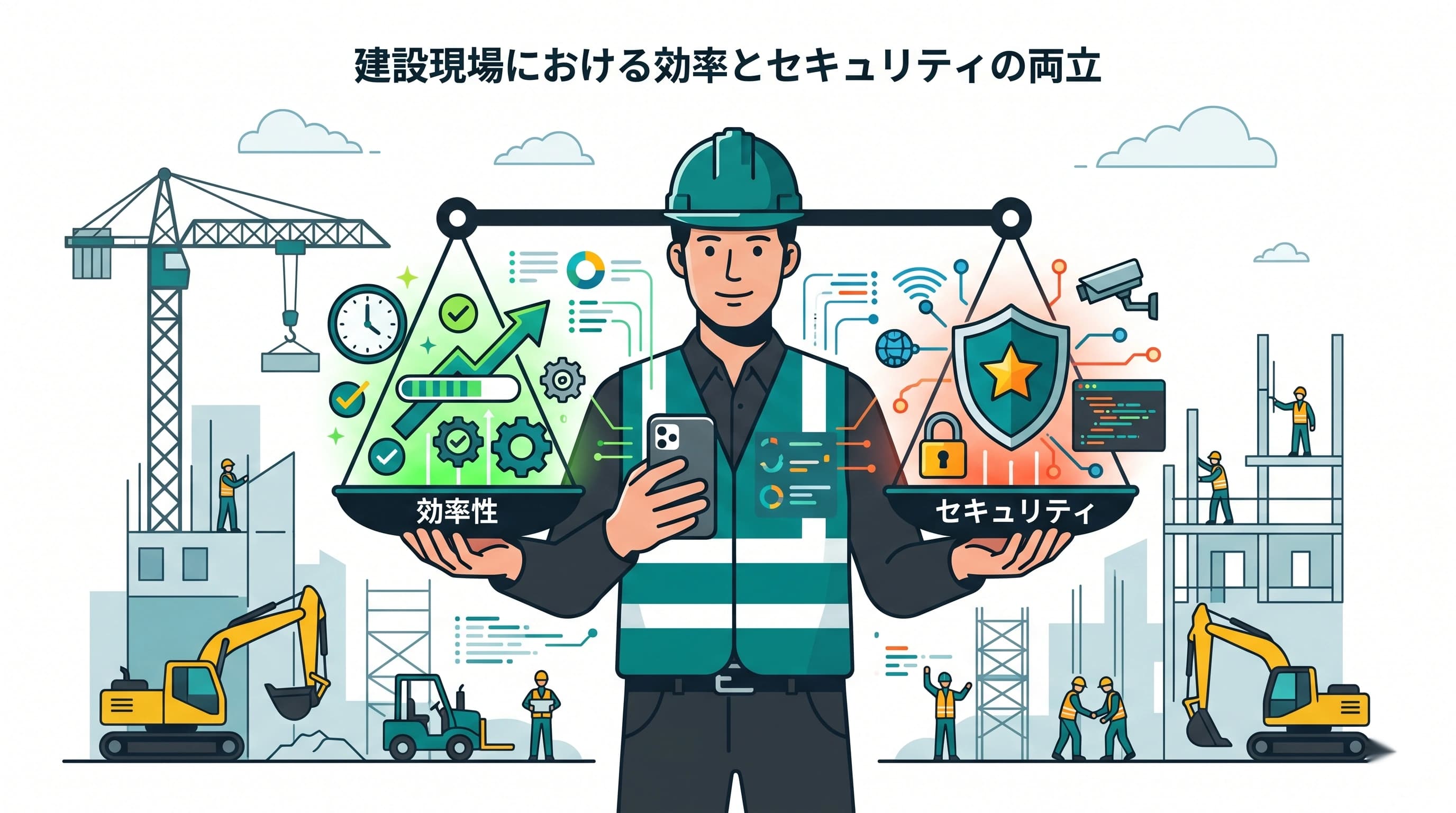 現場監督がスマホでやるべきこと・やってはいけないこと｜セキュリティと効率の両立