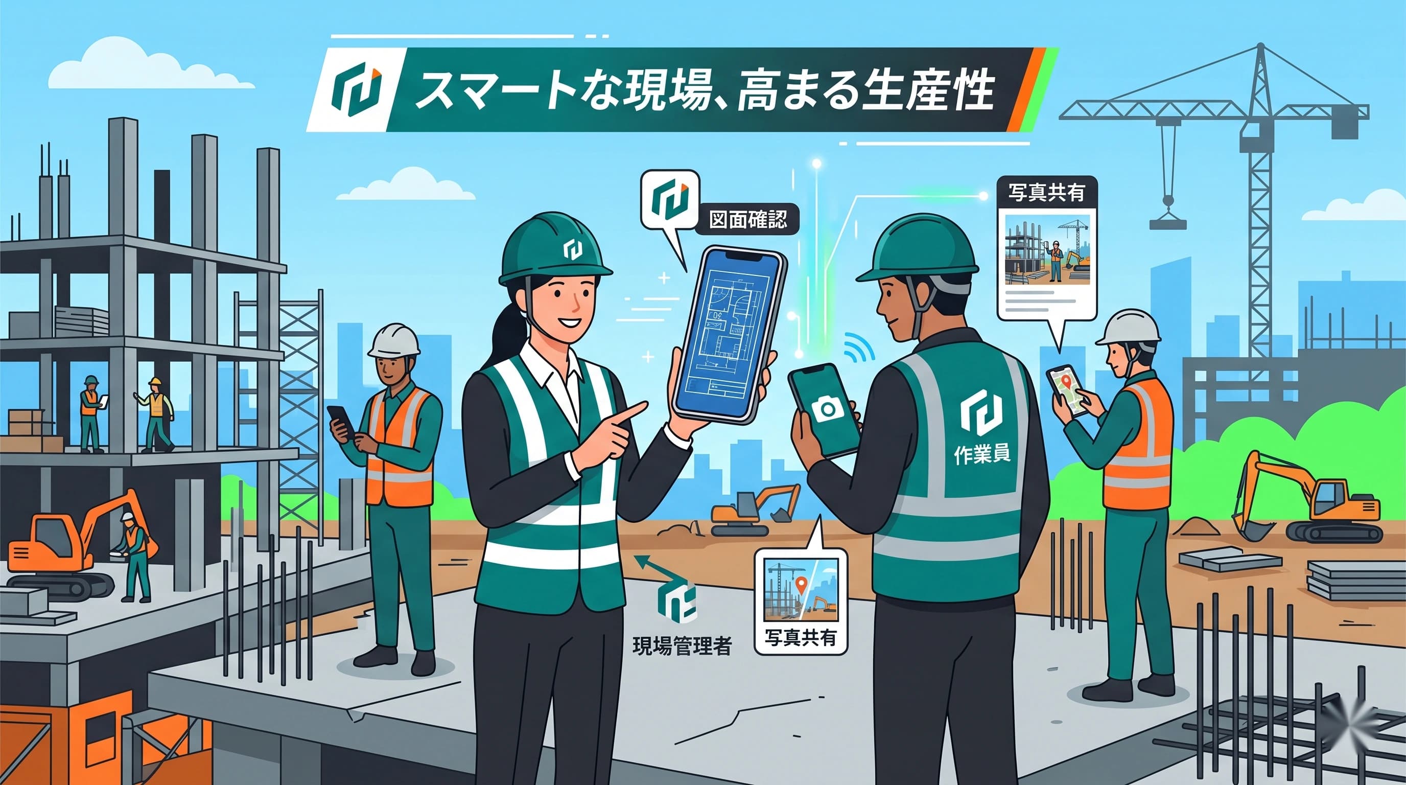建設現場でスマホを支給するメリット｜通信費以上のリターンを生む活用法