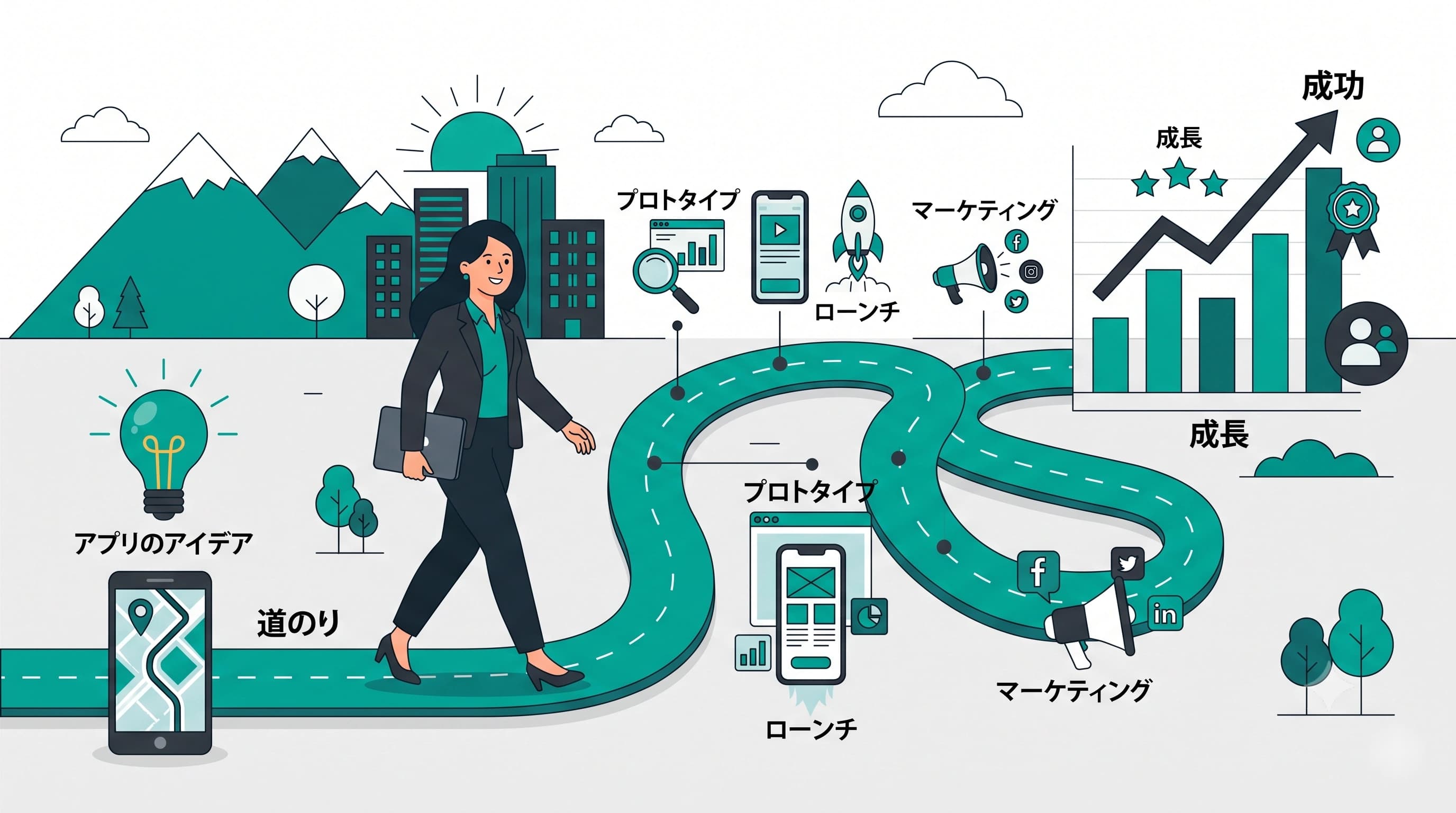 アプリで起業する方法｜アイデアから収益化までのロードマップ