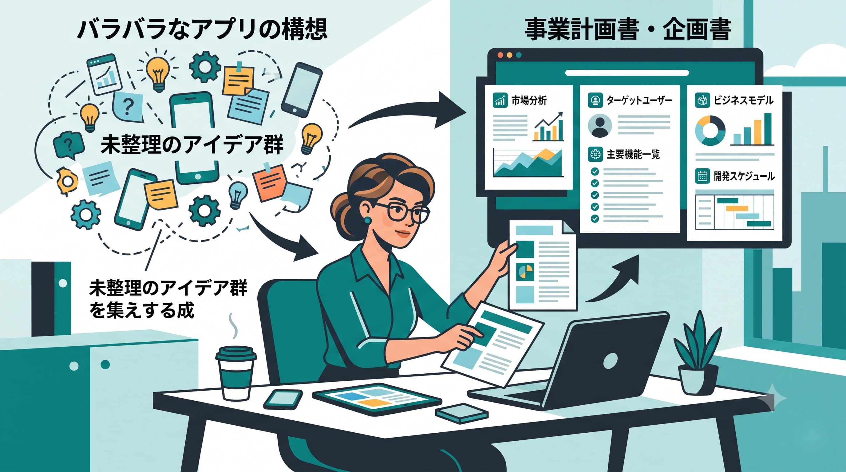 アプリの企画書の作り方｜投資家・開発会社に伝わる起業アイデアの整理