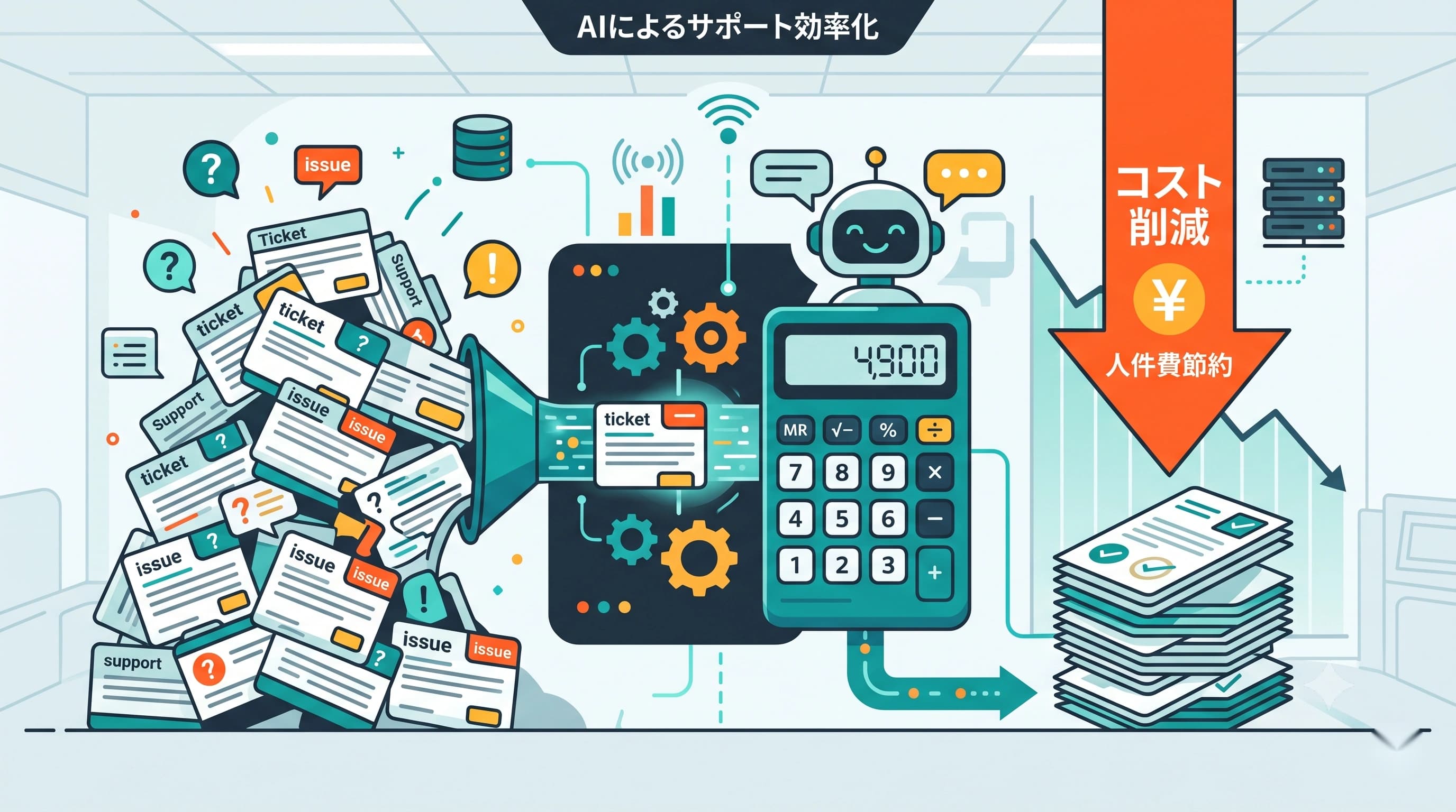 チャットボット導入で人件費はいくら削減できる？試算の方法
