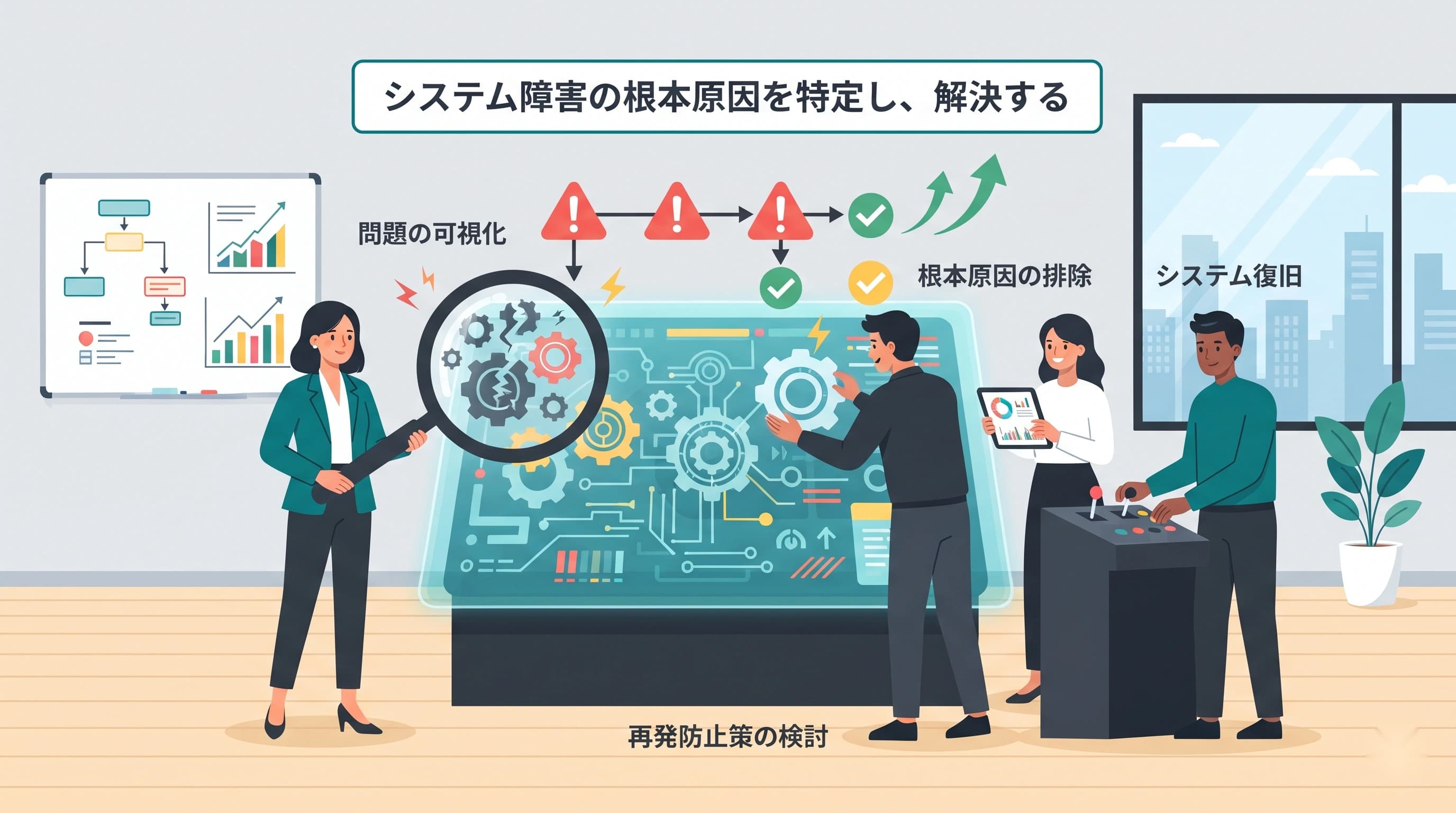 システム開発トラブルの解決と検証｜原因究明から再発防止まで