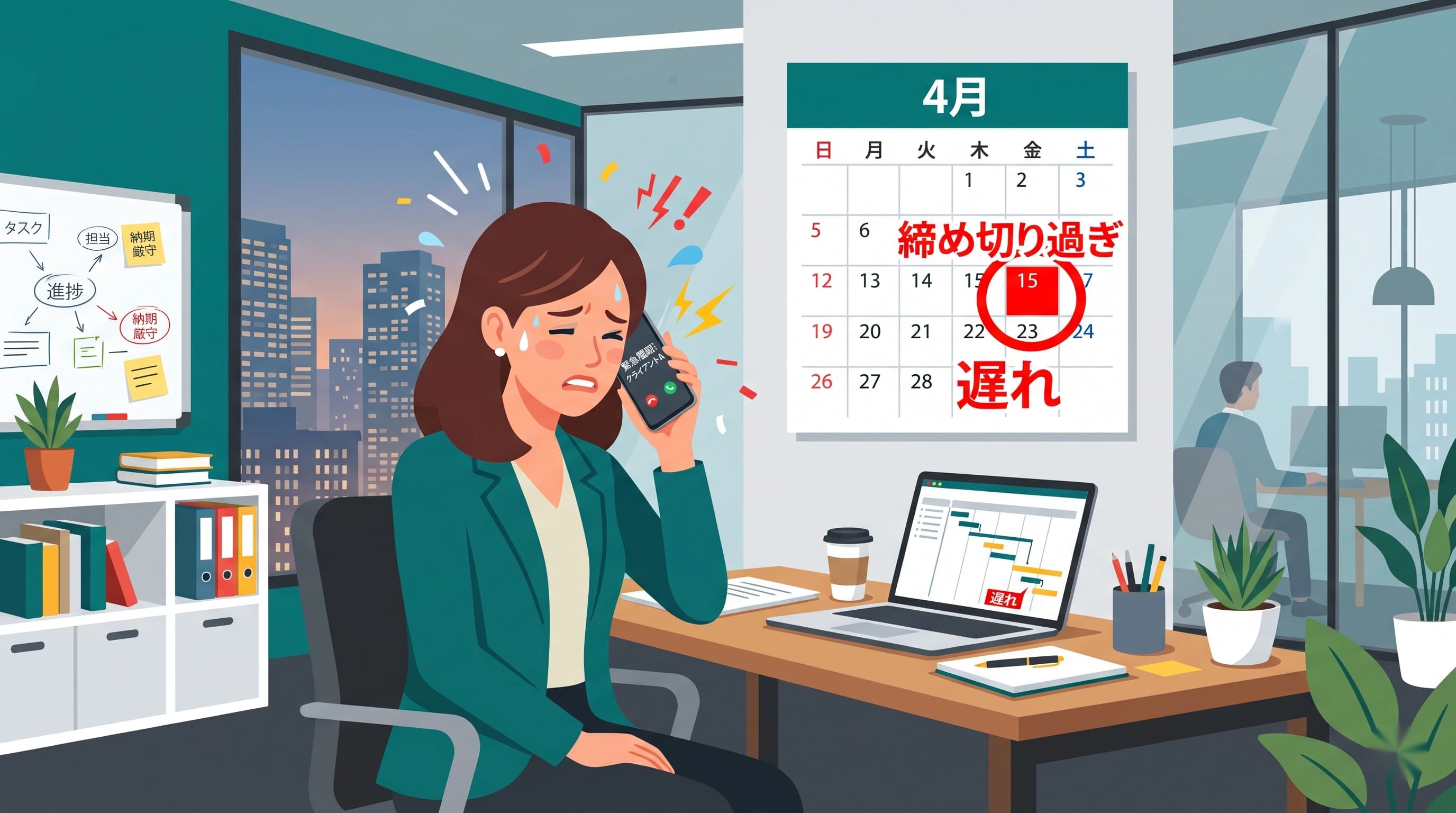 「間に合わない」と言われたら｜システム開発の納期トラブル対応手順