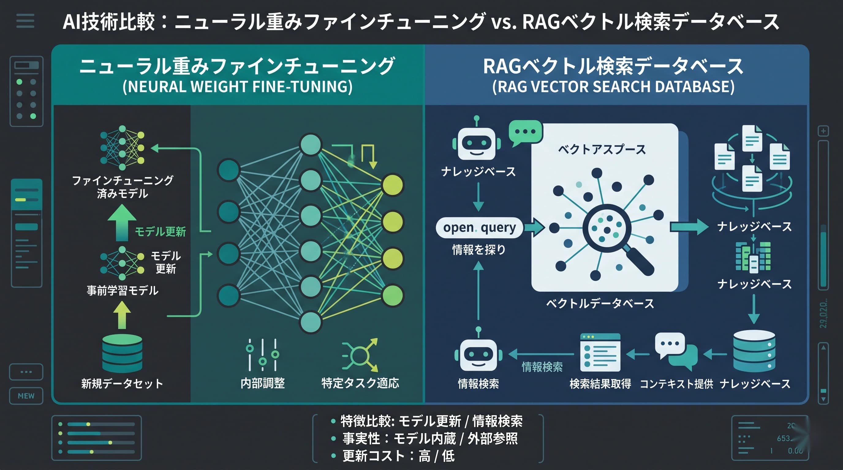 生成AIの自社データ活用｜ファインチューニングとRAGの使い分け